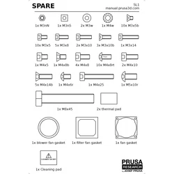 SL1 Fasteners - spare bag - 3