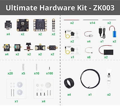 Bambu Lab CyberBrick Ultimate Hardware Kit - ZK003 For : - B-ZK003 - 1