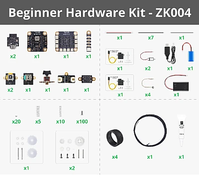 Bambu Lab CyberBrick Beginner Hardware Kit - ZK004 For : - B-ZK004 - 1