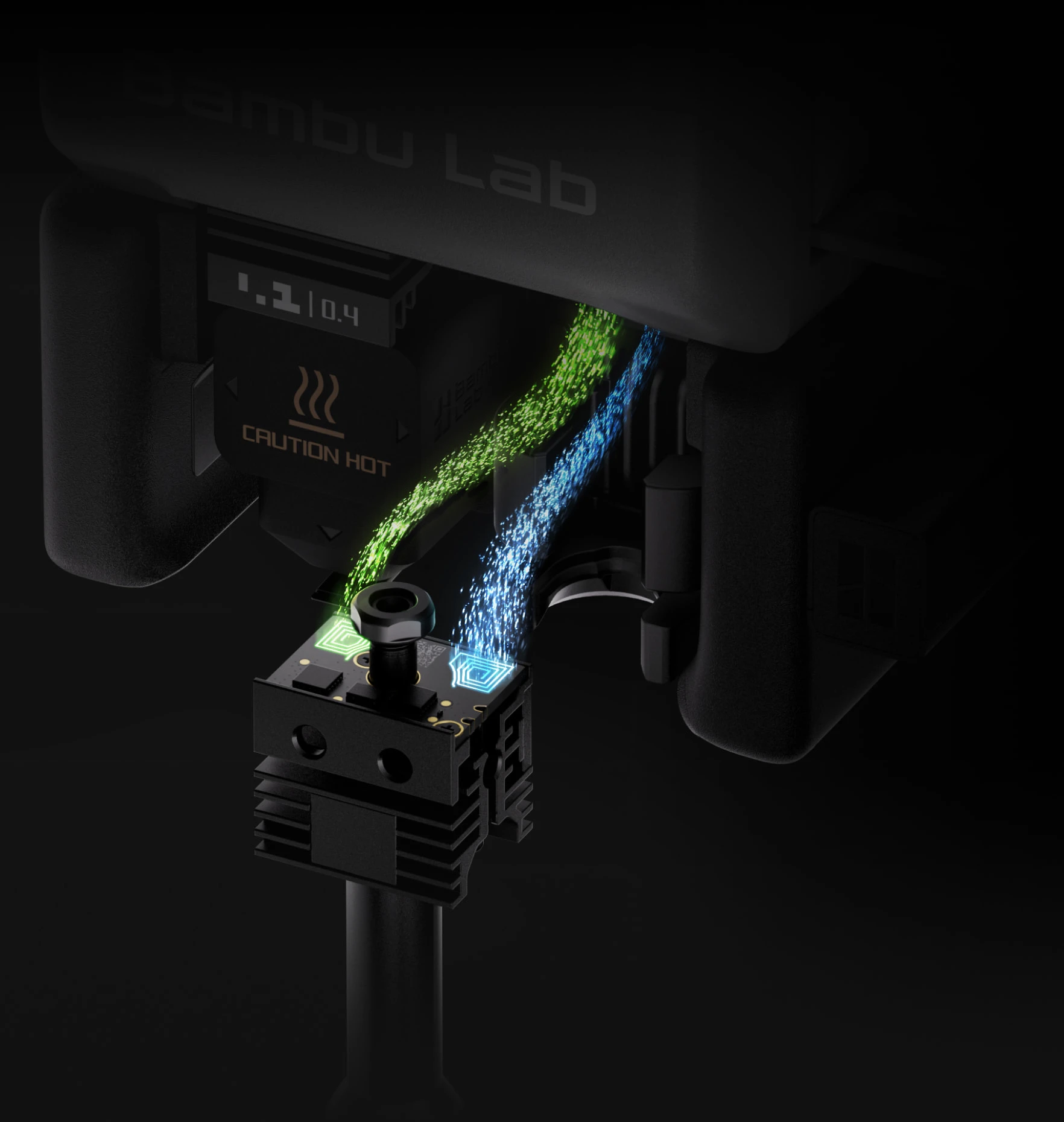Vortek temassız hotend tasarımı