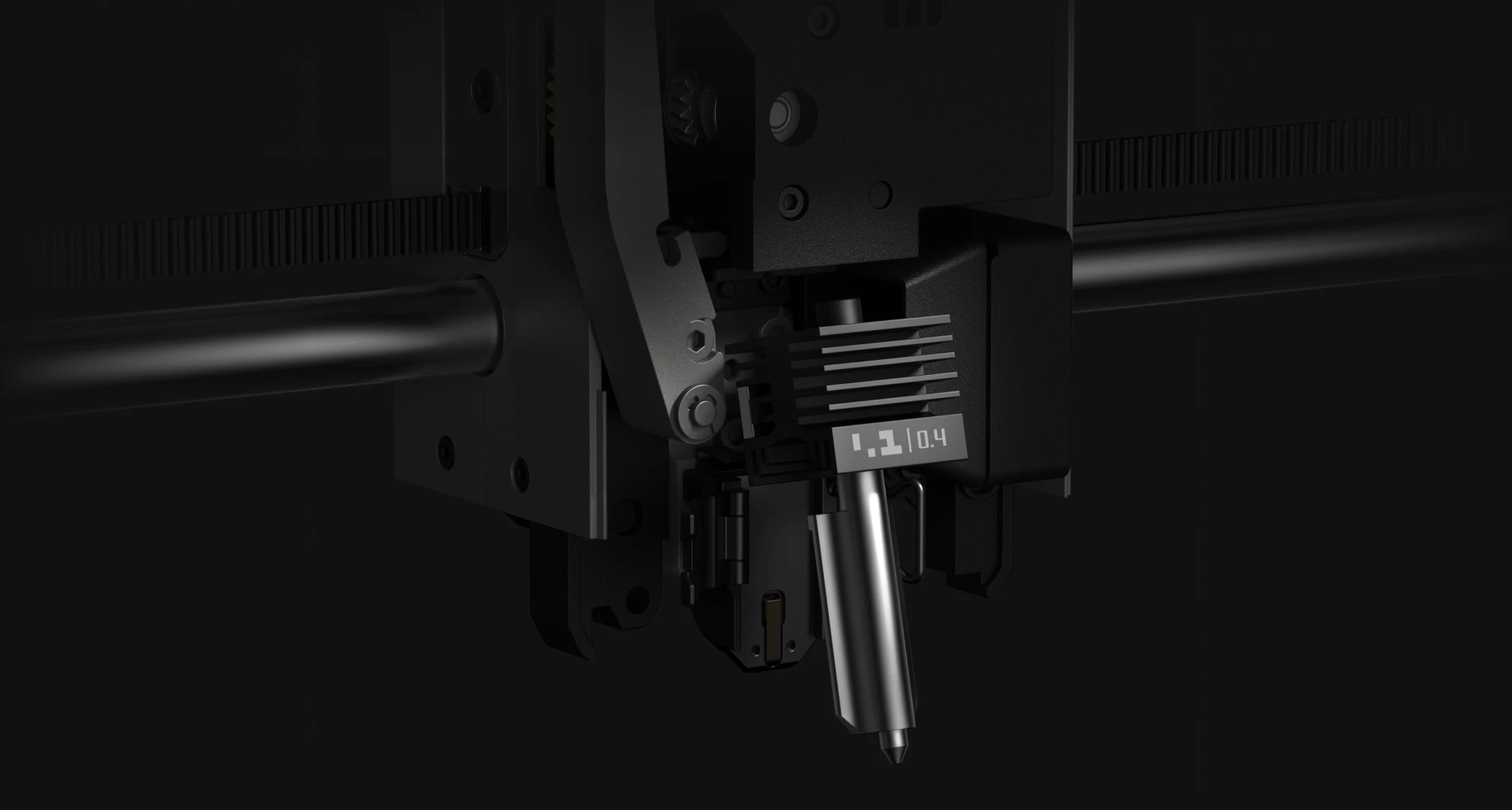 P2S klipsli hotend ve hızlı değiştirme mekanizması