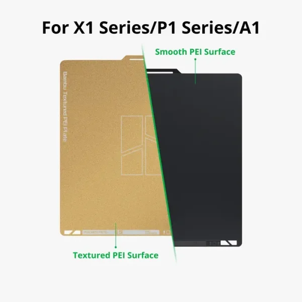 Bambu Lab Dual Texture PEI Plate For: A1, P1P, P1S, X1, X1C, X1E - FAP011 - 4