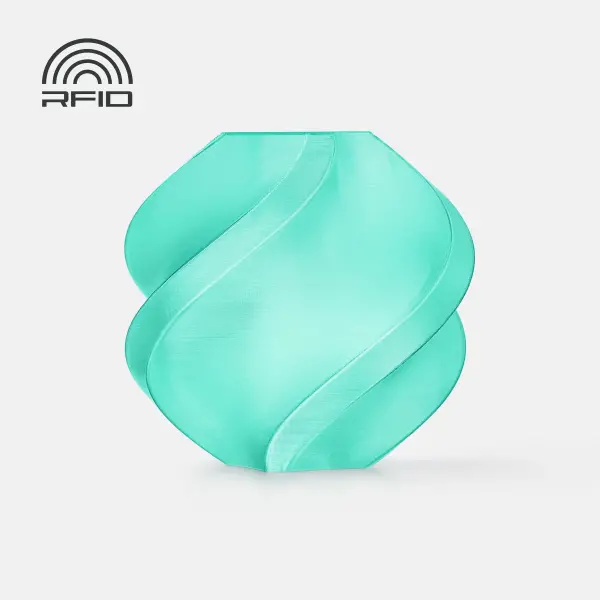 Bambu Lab PETG Translucent-Translucent Teal 1Kg Filament - 1