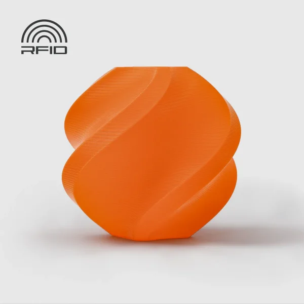 Bambu Lab PLA Basic-Orange (Refill) 1Kg Filament - 1