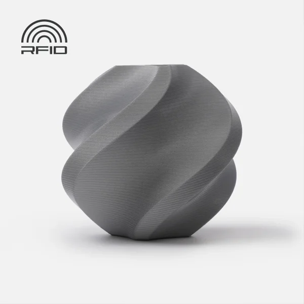 Bambu Lab PLA Basic-Silver (Refill) 1Kg Filament - 1
