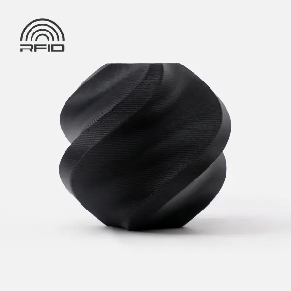 Bambu Lab PLA Matte-Charcoal 1Kg Filament - 1