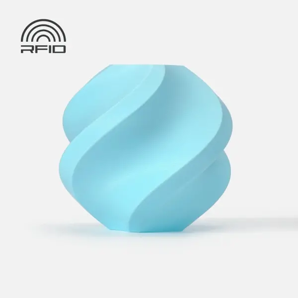 Bambu Lab PLA Matte-Ice Blue (Refill) 1Kg Filament - 1