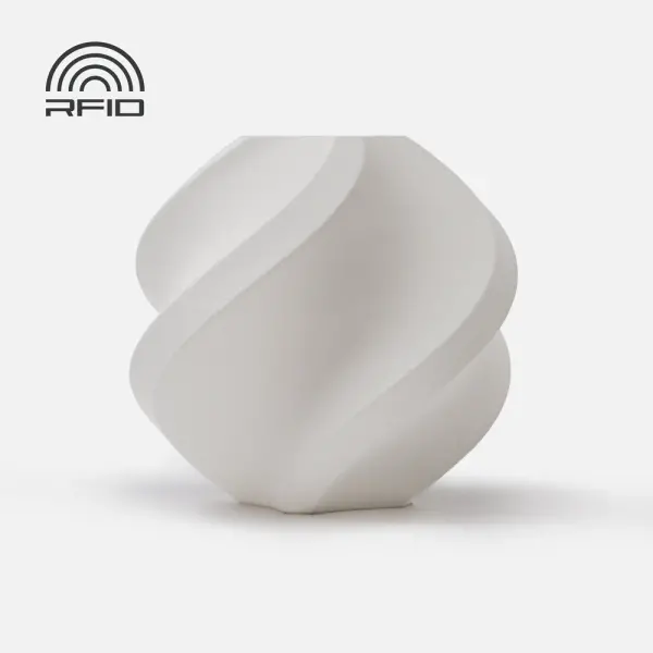 Bambu Lab PLA Matte-Ivory White 1Kg Filament - 1