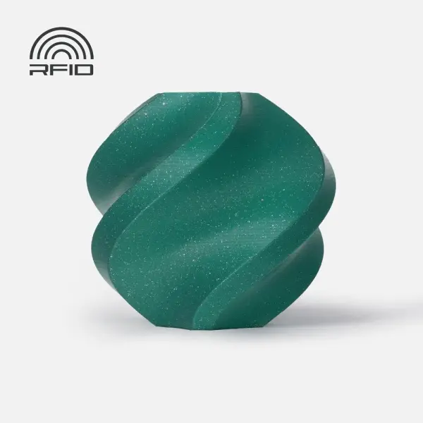 Bambu Lab PLA Sparkle-Alpine Green Sparkle 1Kg Filament - 1