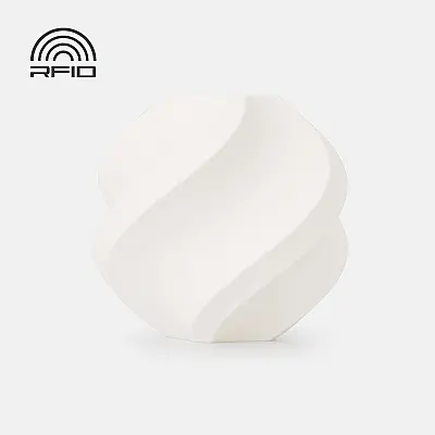 Bambu PLA Pure-Pure White- with Bambu Reusable Spool 1Kg Filament - Bambu Lab