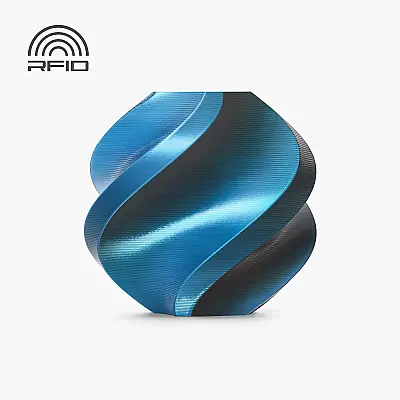 Bambu PLA Silk-Phantom Blue 1Kg Filament - Bambu Lab