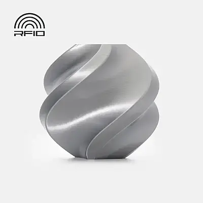 Bambu PLA Silk+-Silver Refill 1Kg Filament - Bambu Lab