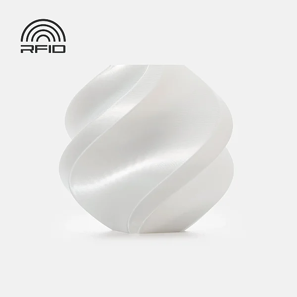 Bambu PLA Silk+-White Refill 1Kg Filament - 1