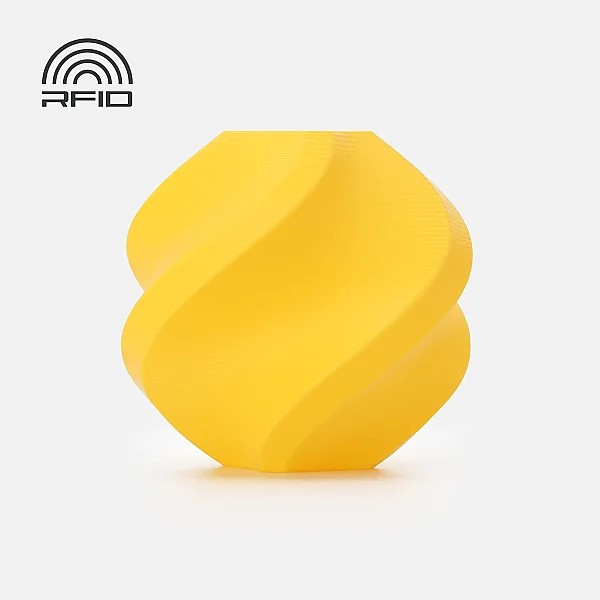 Bambu PLA Tough+-Yellow 1Kg Filament - 1