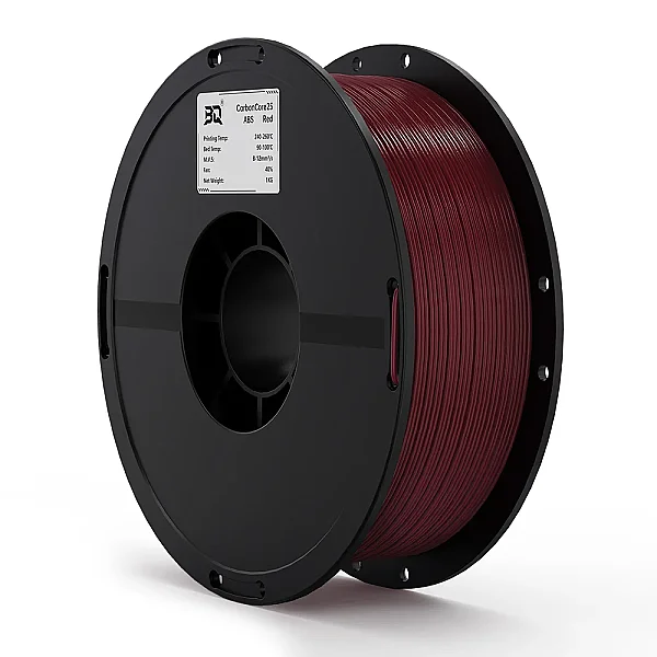 BIQU ABS CarbonCore25 Red 1Kg Filament - 1