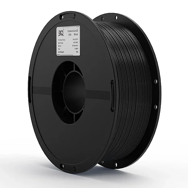 BIQU ASA CarbonCore25 Black 1Kg Filament - 1