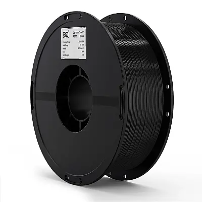 BIQU PETG CarbonCore25 Black 1Kg Filament - BIQU