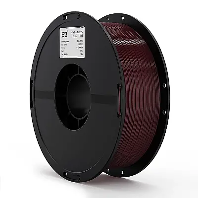 BIQU PETG CarbonCore25 Red 1Kg Filament - BIQU