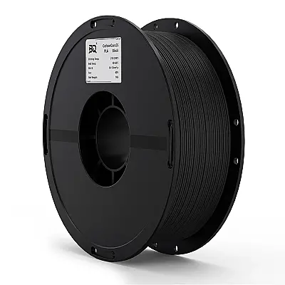 BIQU PLA CarbonCore25 Black 1Kg Filament - BIQU