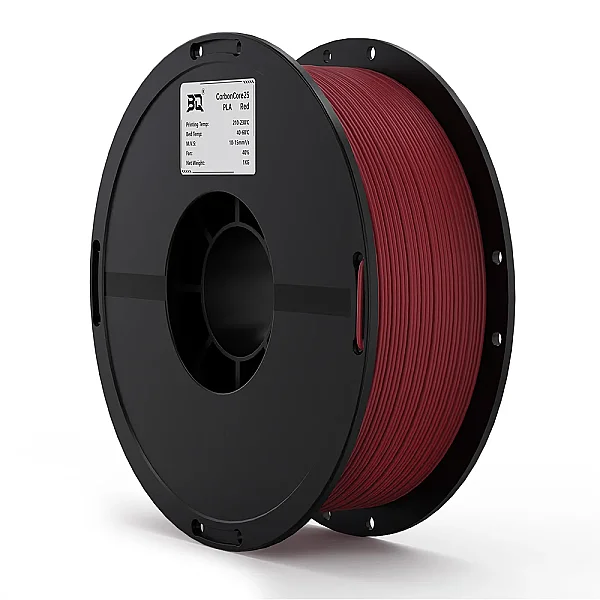 BIQU PLA CarbonCore25 Red 1Kg Filament - 1