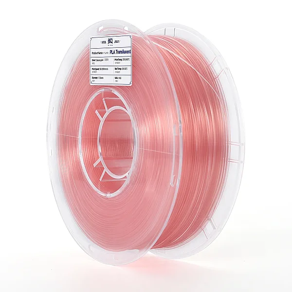 BIQU PLA Translucent Sakura Pink 1Kg Filament - 1