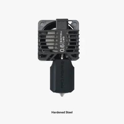 Complete hotend assembly with hardened steel nozzle -0.6mm For: P1P,P1S - 2