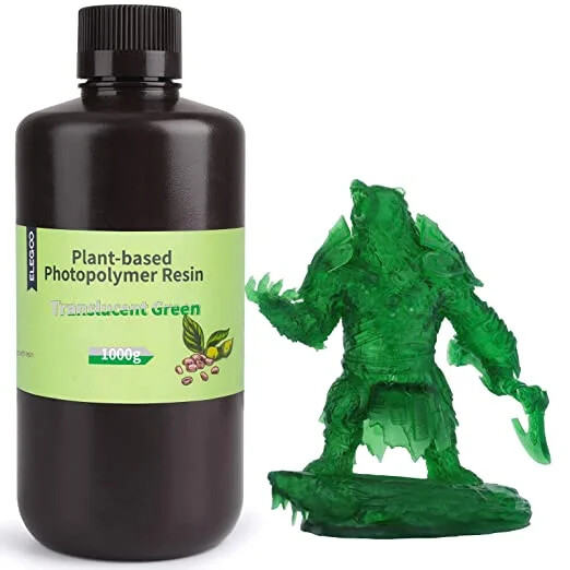 ELEGOO Plant-Based Resin 1kg Green - Elegoo