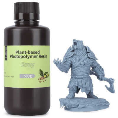 ELEGOO Plant-Based Resin 1kg- Grey - Elegoo