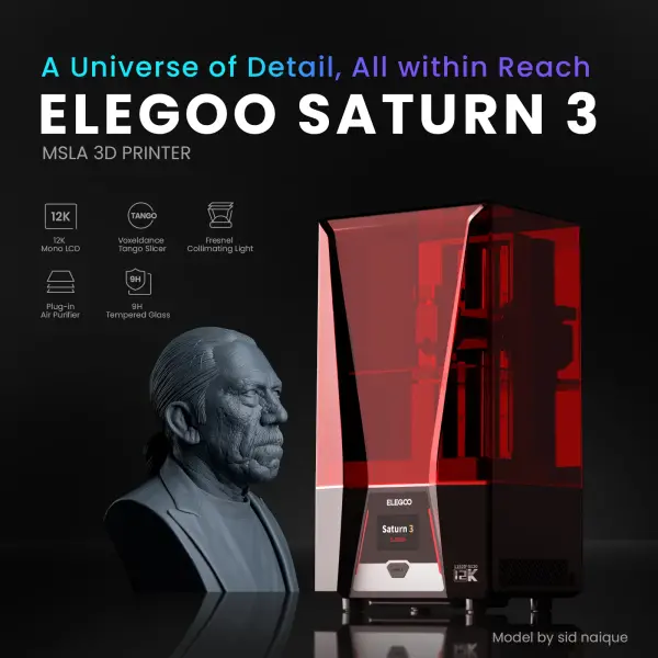 ELEGOO Saturn 3 12K 3D Printer - 5
