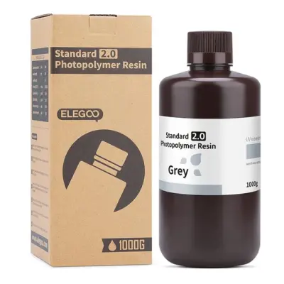 ELEGOO Standart 2.0 UV Reçine - Gri 1 Kg - 2