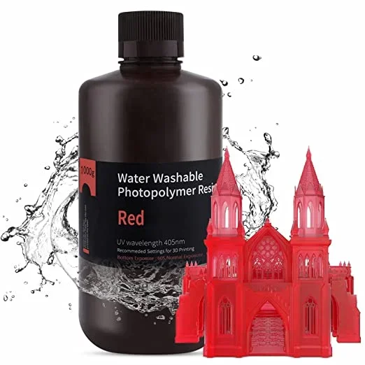 ELEGOO Water Washable Resin 1kg Red - 1