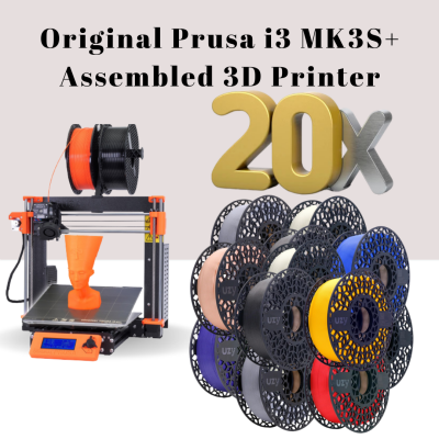 Original Prusa i3 MK3S+ 3D Printer Uzy Filament Bundle - 1