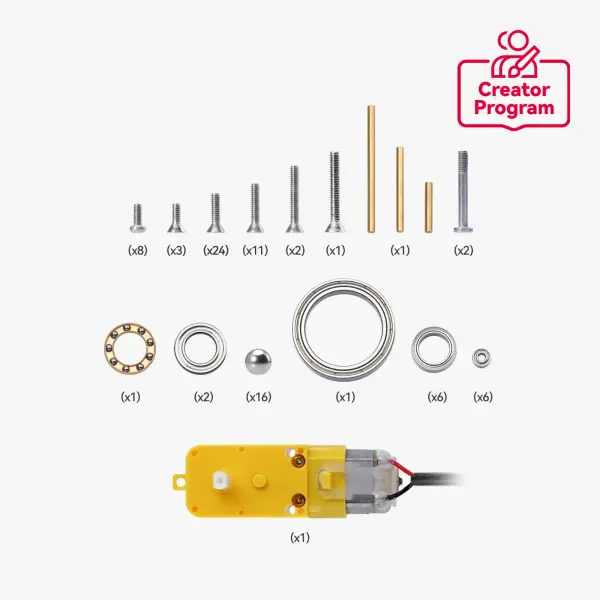 Triple-axis Tourbillon Model Components Kit-007 - 3